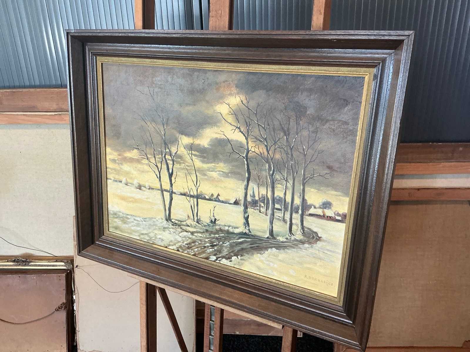 Schilderij R. Bernaeijge inclusief lijst (65 x 85 cm)