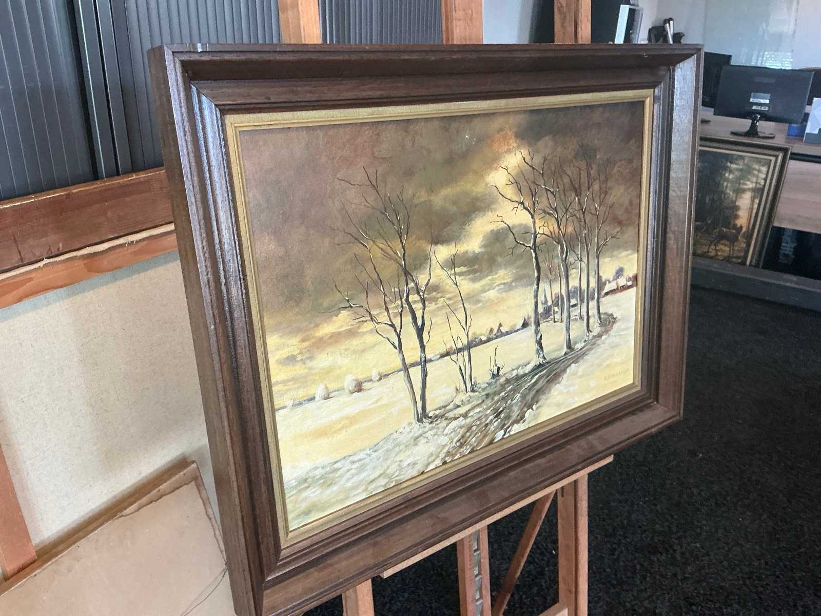 Schilderij R. Bernaeijge inclusief lijst (65 x 85 cm)