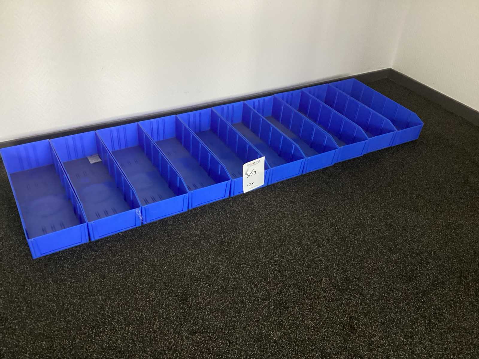 10x Bito magazijnbak, 395 x 135 x 90 mm