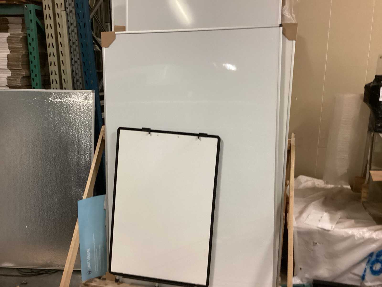 Partij van 11 whiteboards in diverse maten