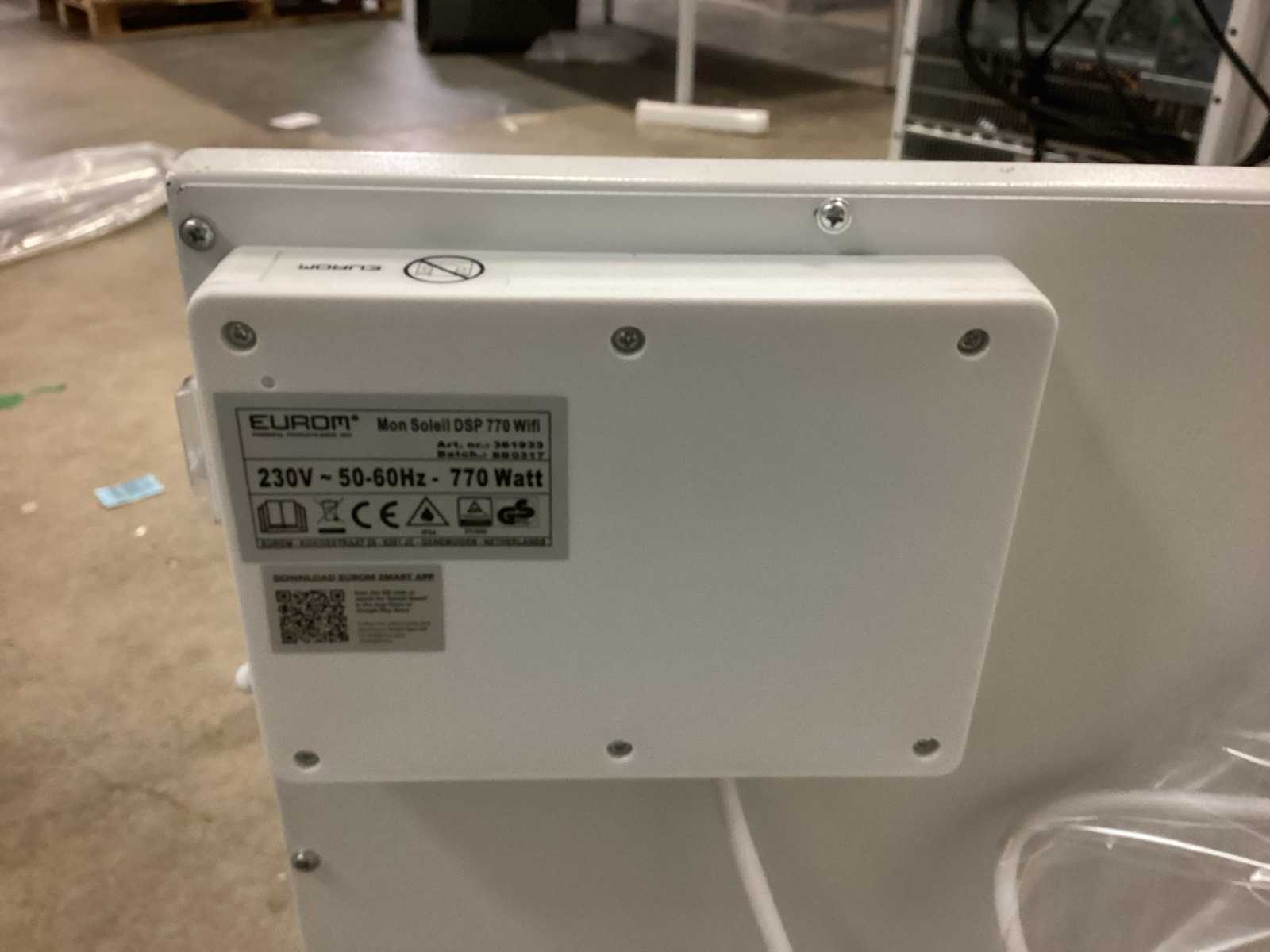Eurom elektrische kachel, 133 cm breed – krachtige bijverwarming