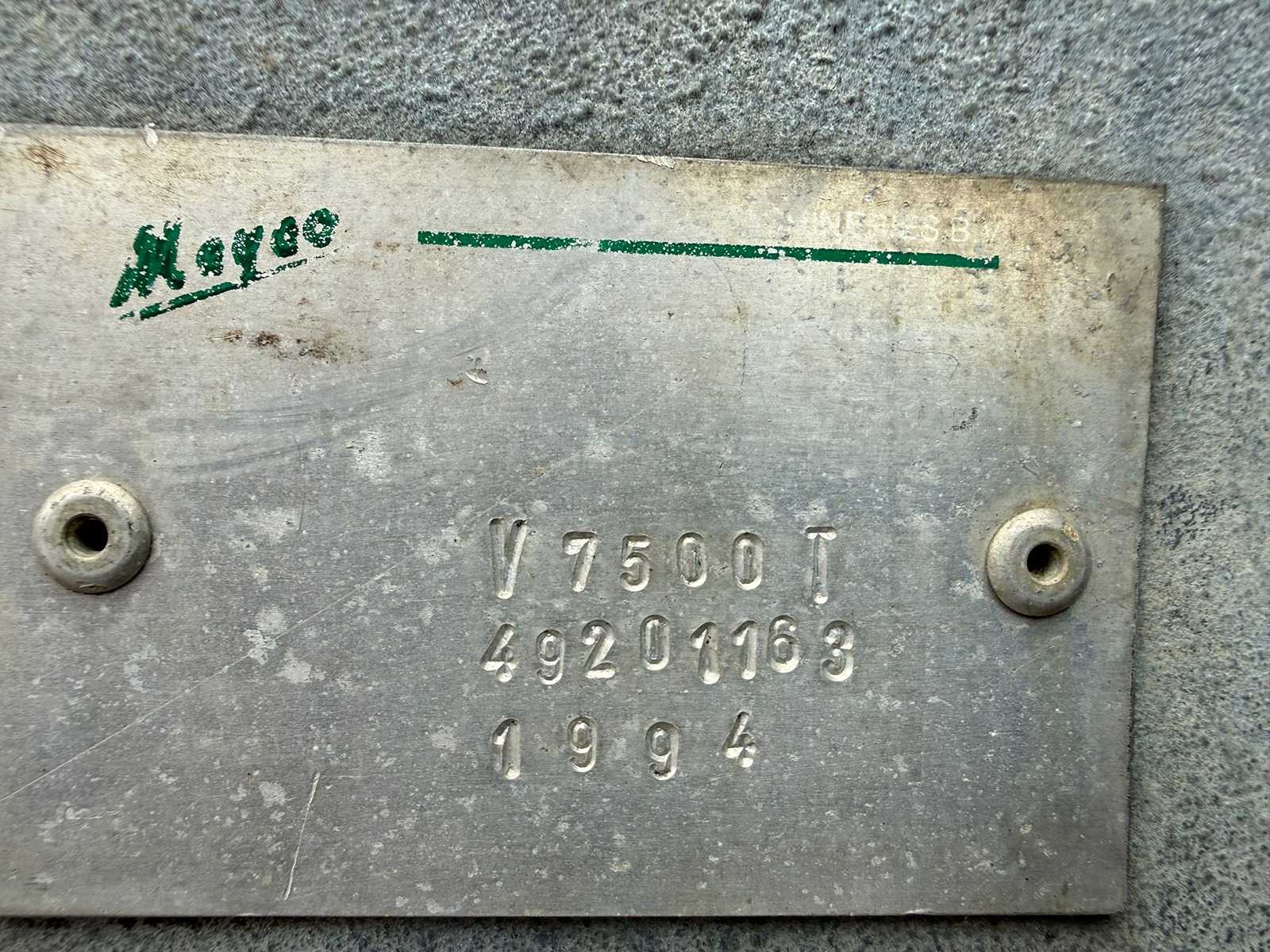 1994 Meyco 7500 Watertank - Mesttank