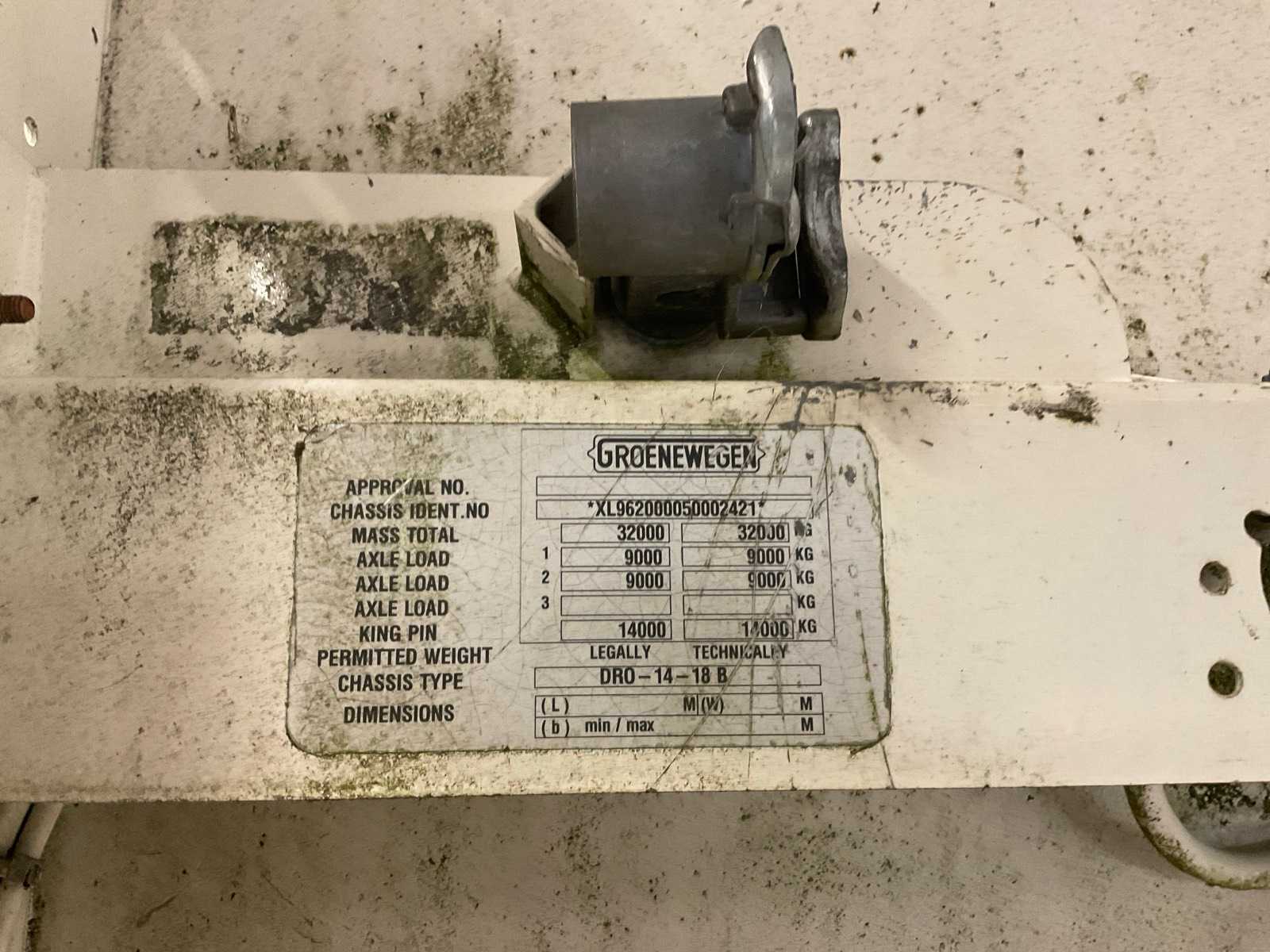 Groenewegen Oplegger inclusief winkelinventaris