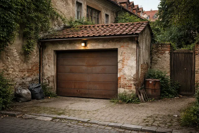 Samostatně stojící garáž v Praze – PRONÁJEM.