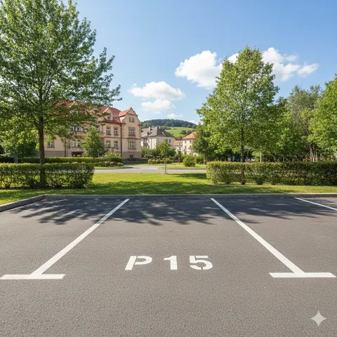 Prodám venkovní parkovací stání v lázeňském parku PODĚBRADY