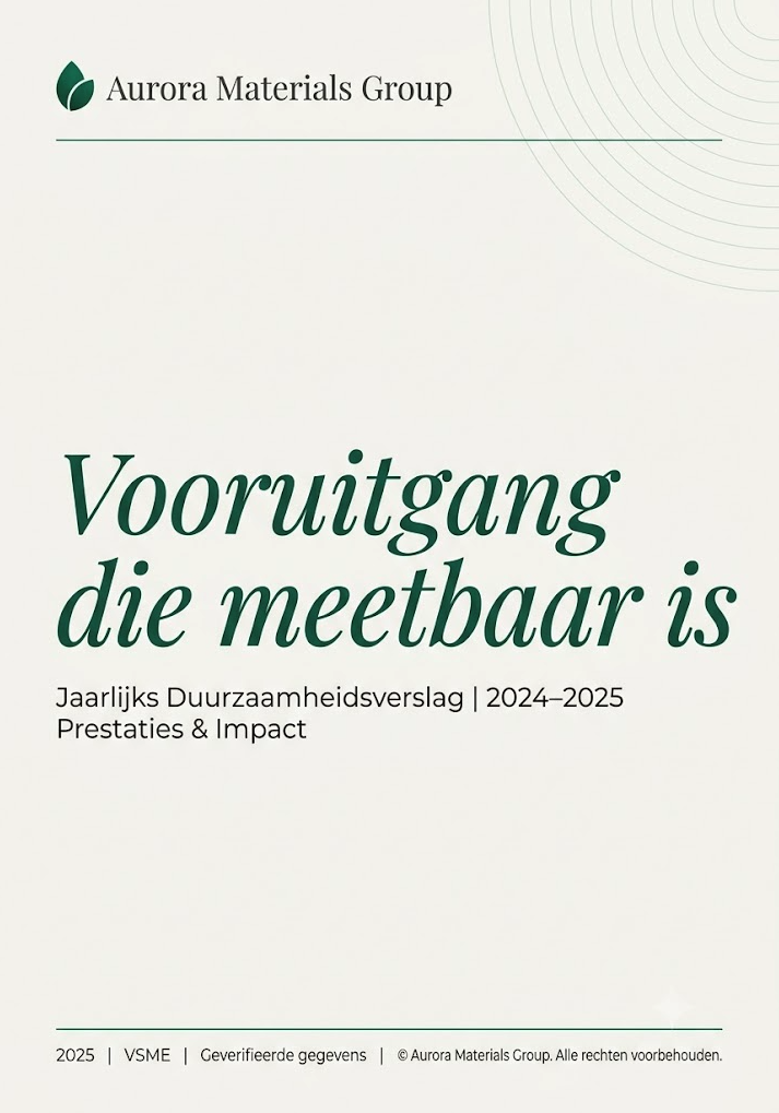 VSME voorblad voorbeeld