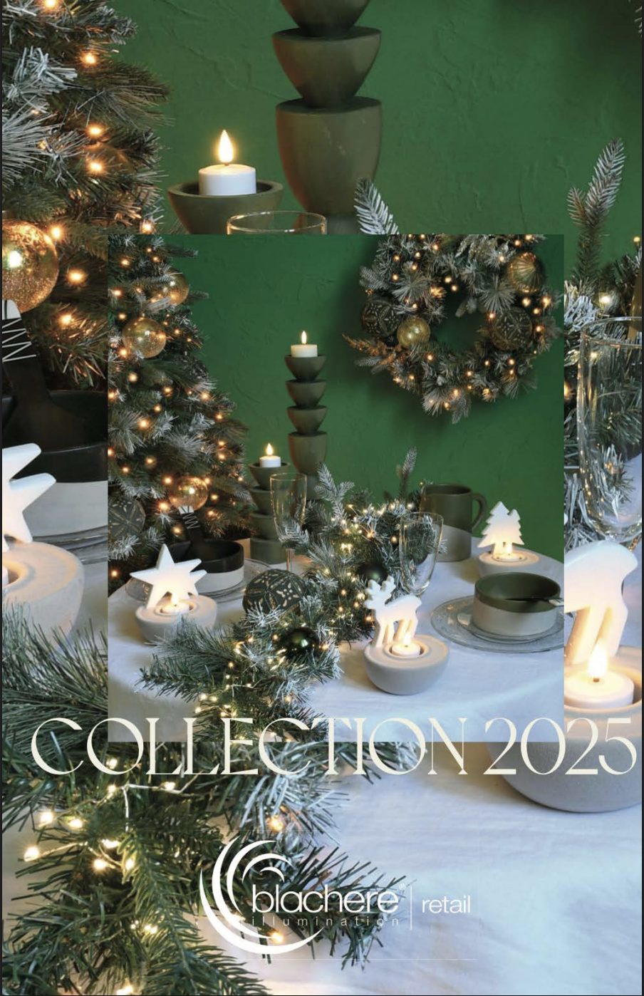 Forsíða Catalogue Retail Noel 2025 - Jólavörulisti með sérstökum jólaskreytingum fyrir smásölu.