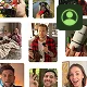 Collage de personas usando camaras y tecnologia.