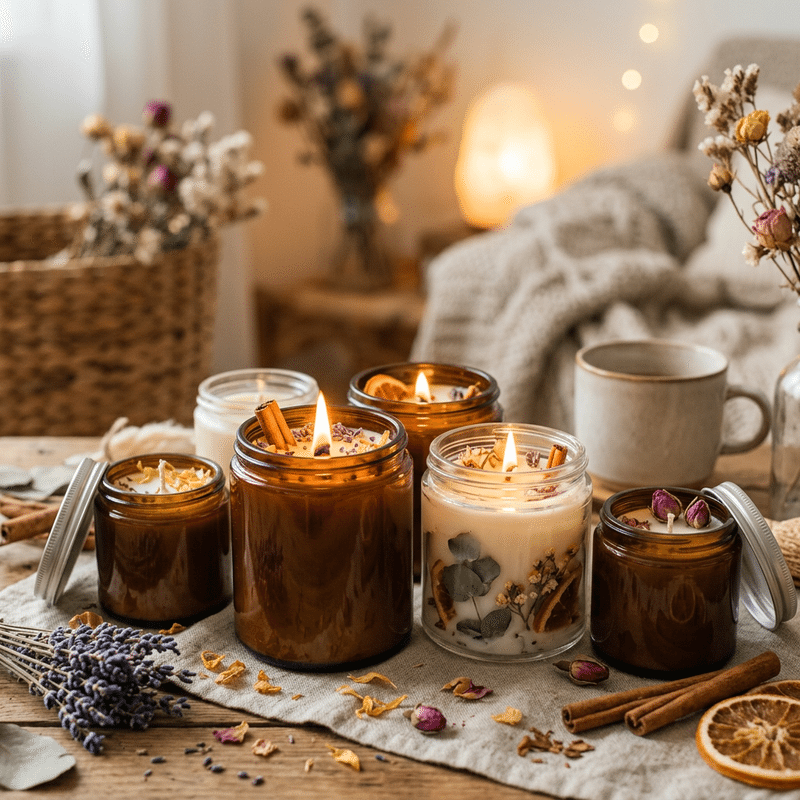 Trópusi illatgyertyák