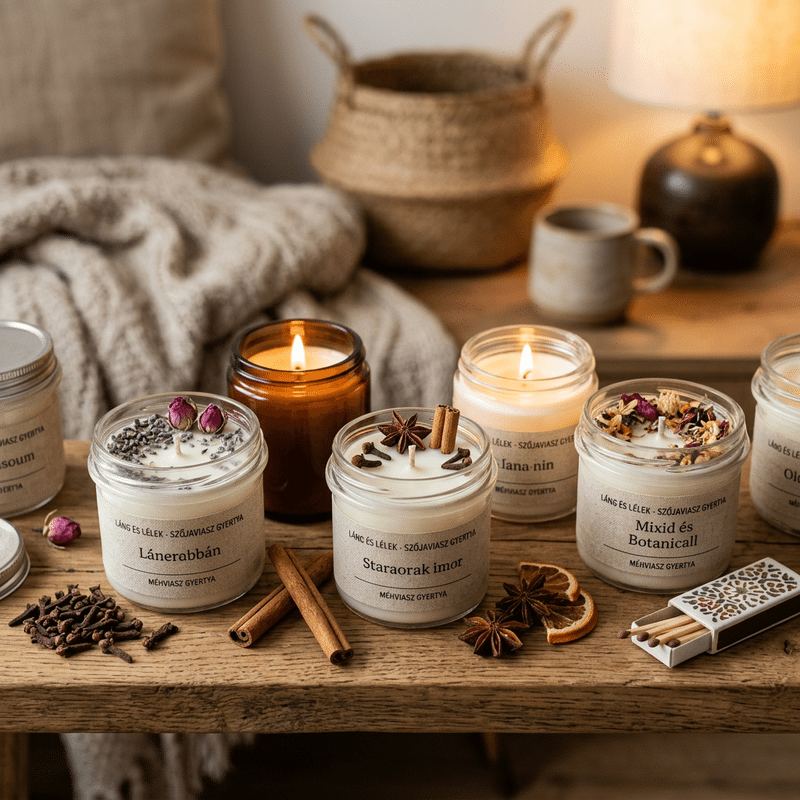 Szegfűszeges illatgyertyák