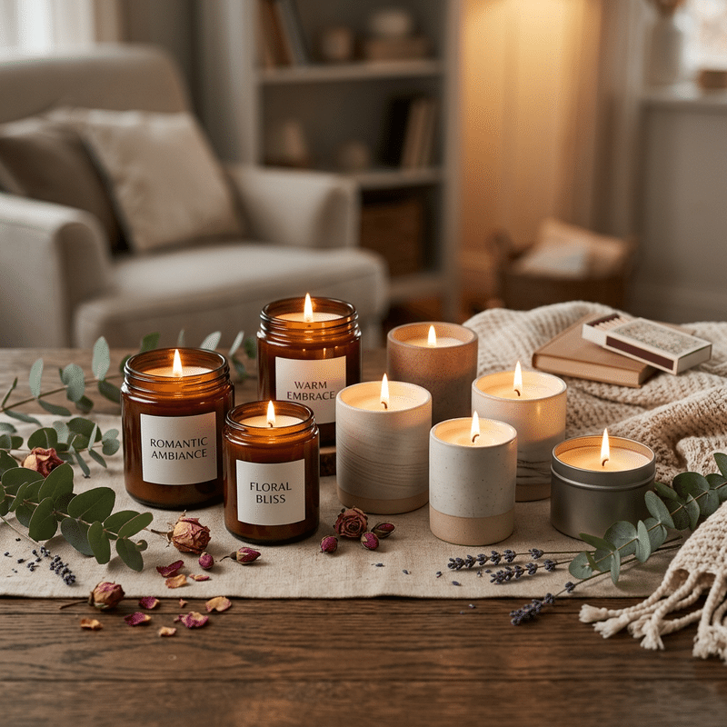 Romantikus hangulatgyertyák