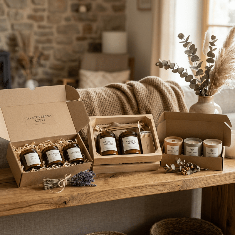 Illatgyertya szettek