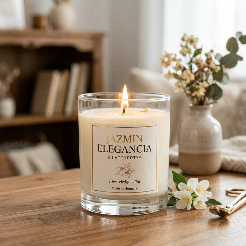 Jázmin Elegancia Prémium Gyertya