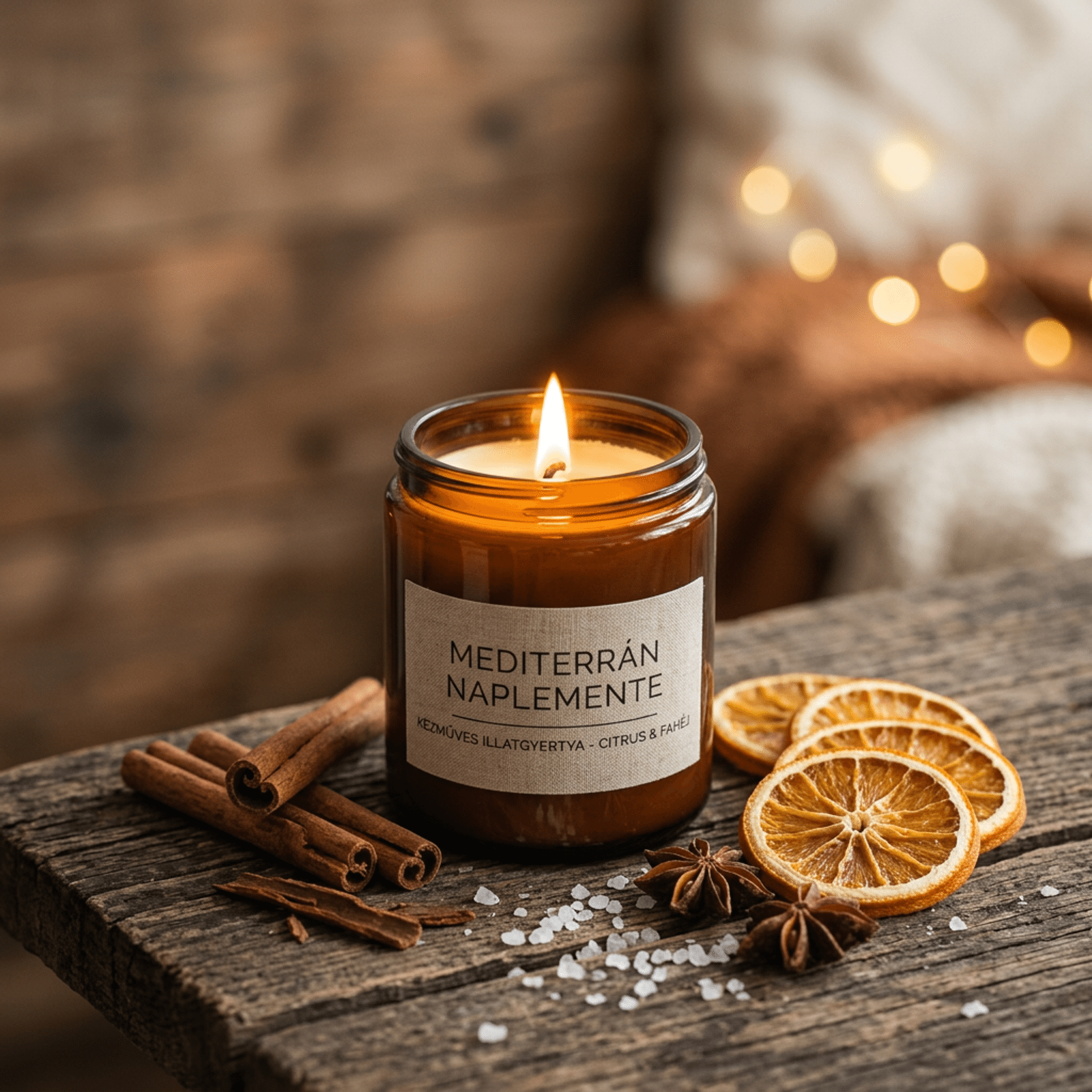 Citrus Naplemente Illatgyertya