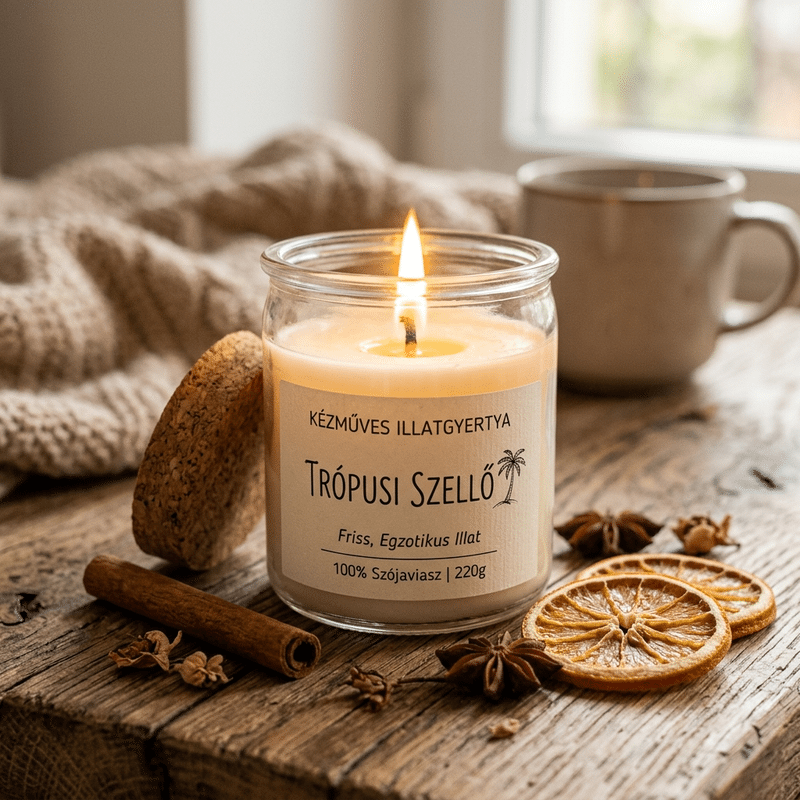 Trópusi Szellő Illatgyertya