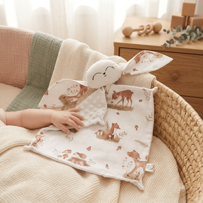 Nyuszkó szundikendő /erdei állatok