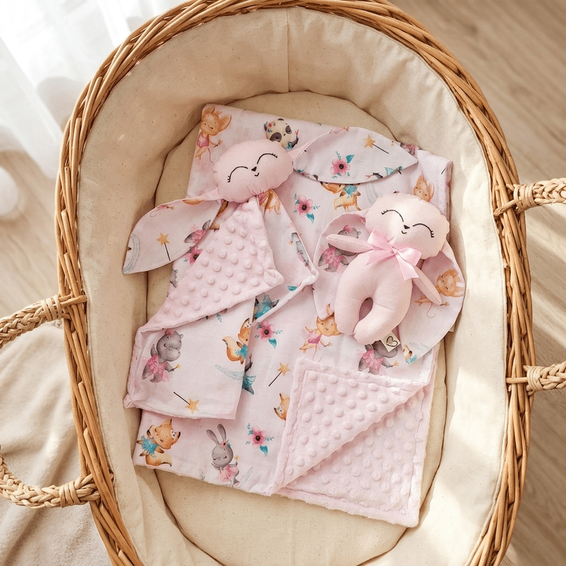 Nyuszkó + szundikendő + babatakaró szett