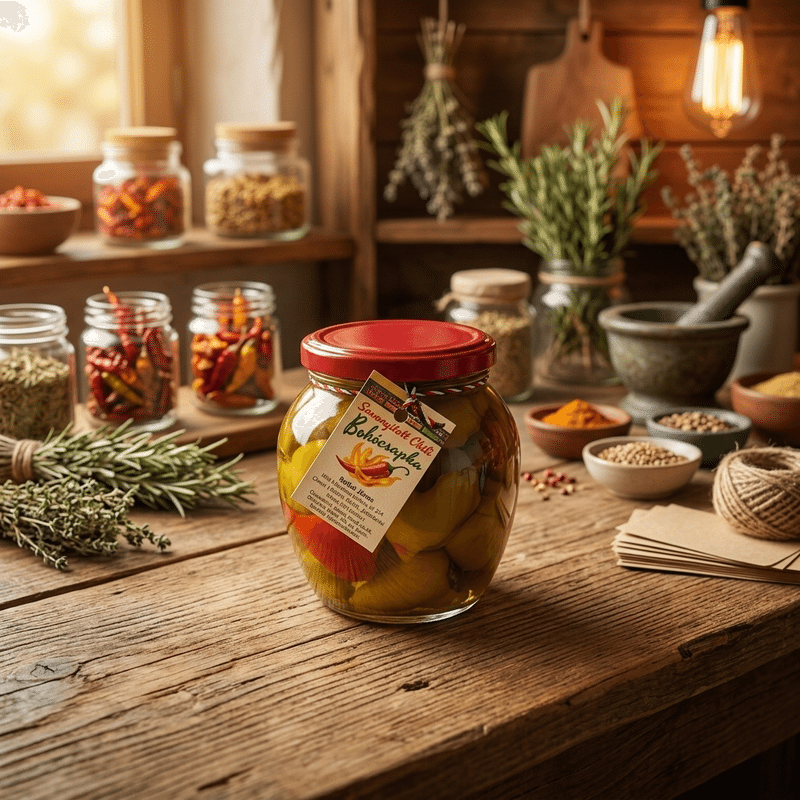Savanyított Bohócsapka Egész  ( Tulipánpaprika)
