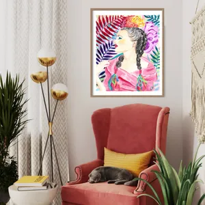 "Színes lélek" fine art nyomat habkartonra kasírozva 2 bélyegkép