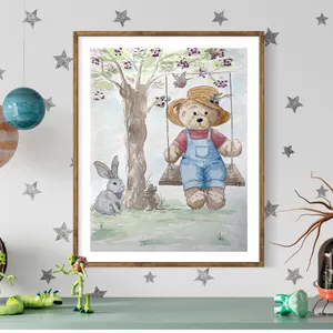 "Maci hintázik" fine art nyomat habkartonra kasírozva 2 bélyegkép
