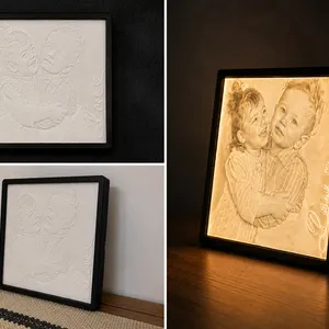 Egyedi 3D LED Fotókeret – Saját Fotóból 9 bélyegkép