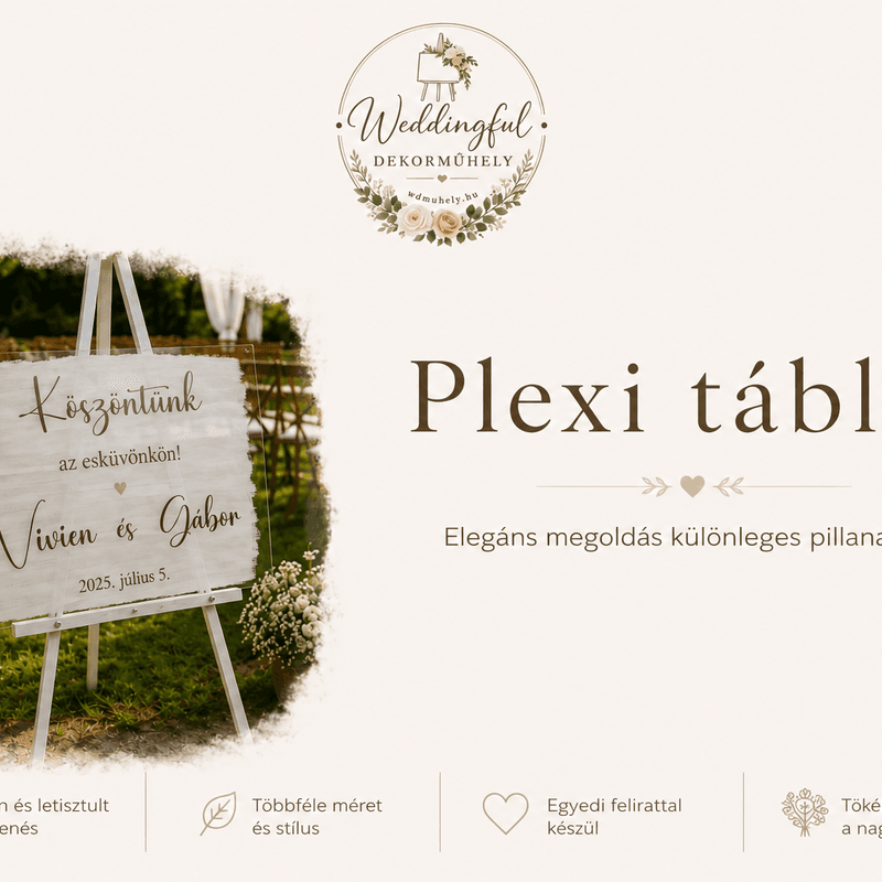 Plexi táblák