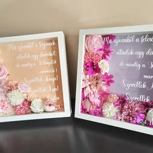 Szülőköszöntő shadow box 3 bélyegkép