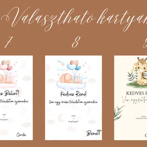 Keresztszülő felkérő szett - repohárral, kaparós sorsjeggyel 2 bélyegkép