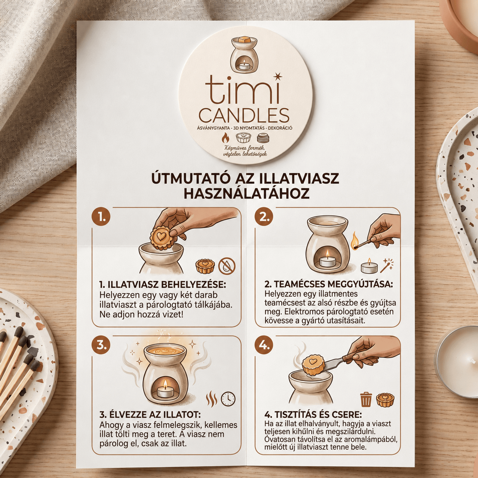 Illatviasz használata