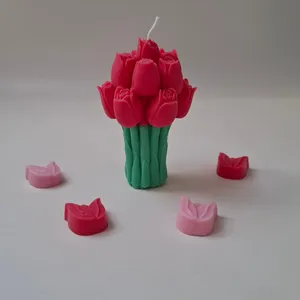 Tulipán csokor 2 bélyegkép