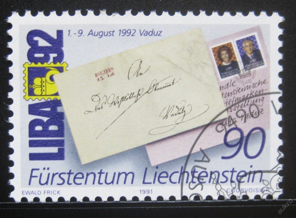 Lichtenštejnsko 1991 LIBA exhibice Mi# 1026 0759