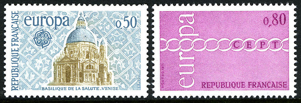 Francie 1971 Evropa CEPT Mi# 1748-49 0002