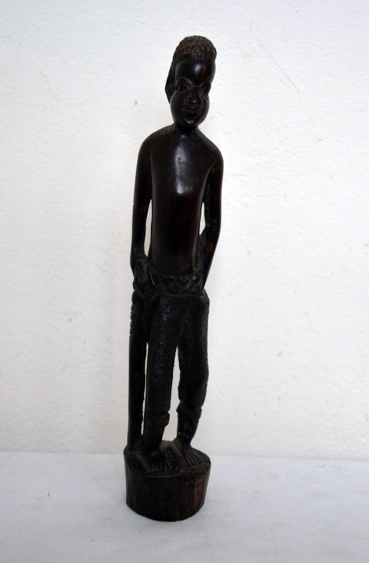 HEZKÁ AFRICKÁ DŘEVĚNÁ SOCHA - SOŠKA /16824