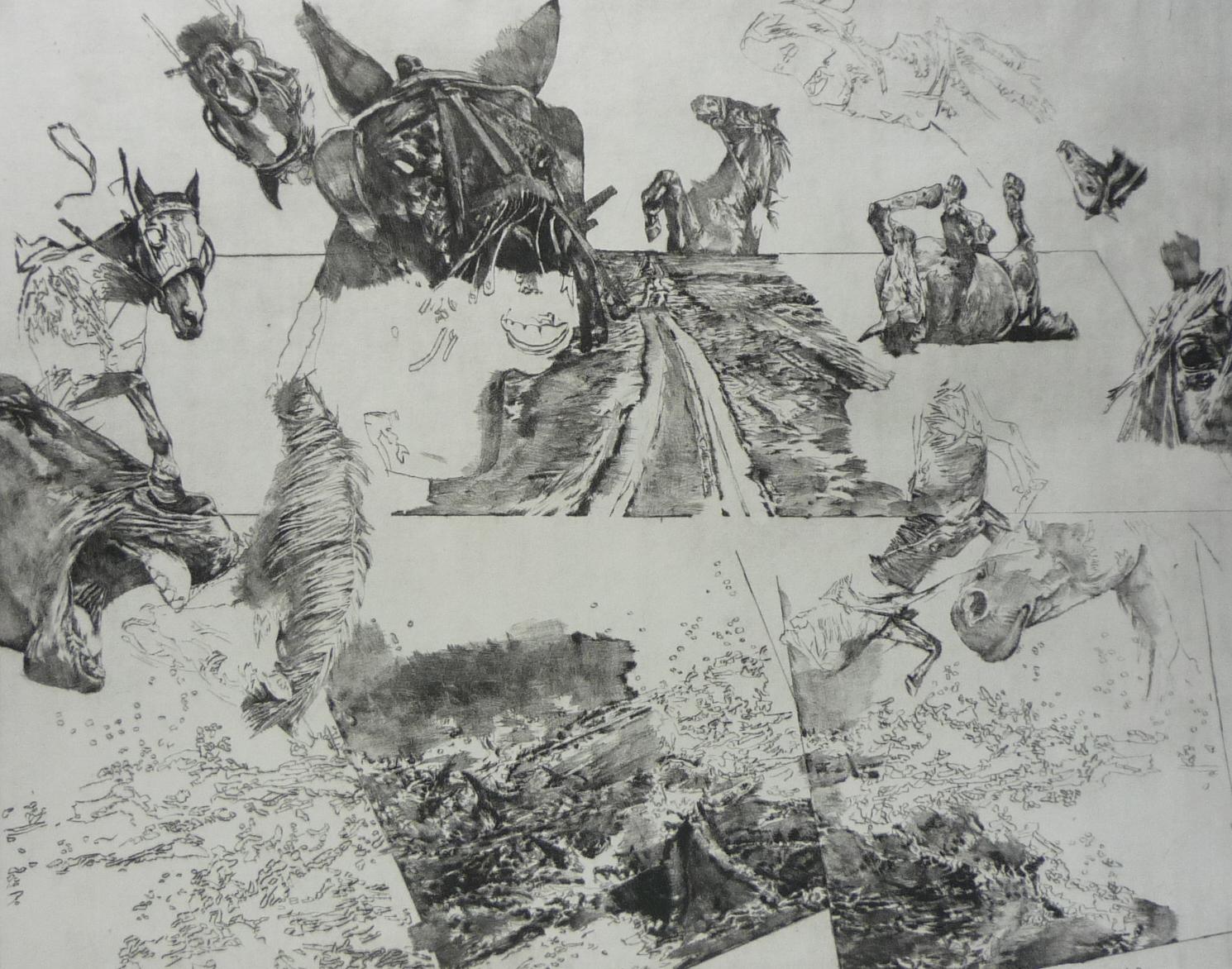 Jaroslav Vožniak - Kompozice - Studie koní