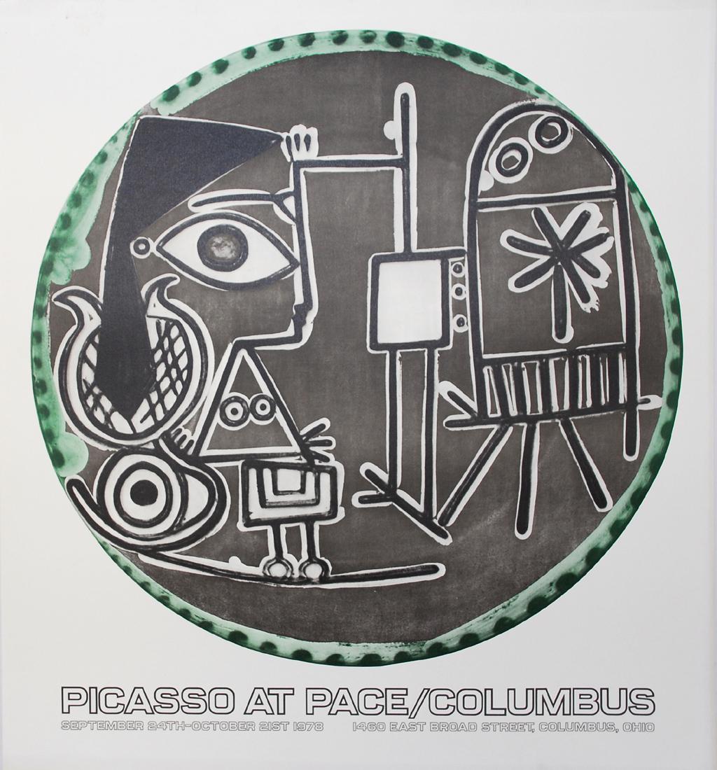 Pablo Picasso - Barevná offsetlitografie pro galerii At Pace 1978