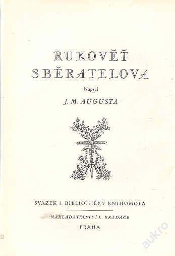 J.M.Augusta - Rukověť sběratelova