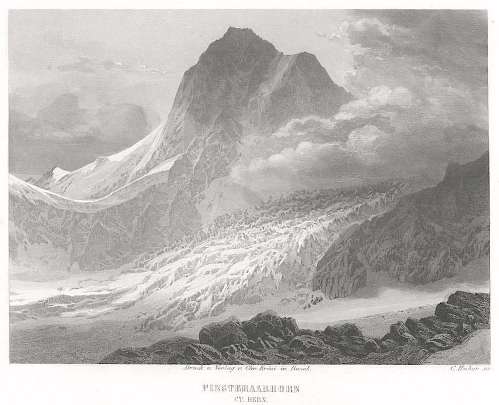 Finsteraarhorn, Krüsi, oceloryt, (1840)