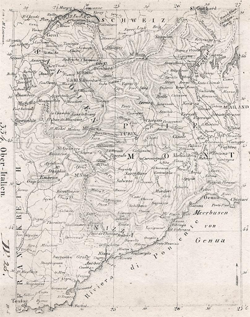 Italie sever, Neue.., litografie , 1837