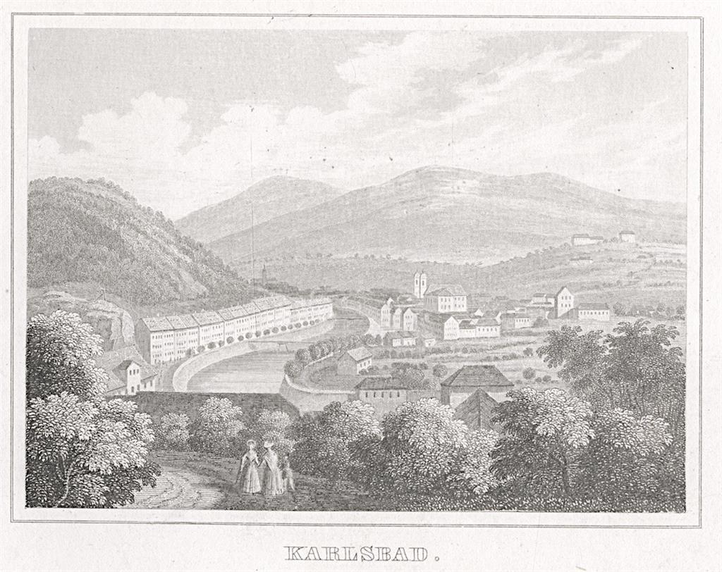 Karlovy Vary, Kleine Universum, oceloryt, (1840)