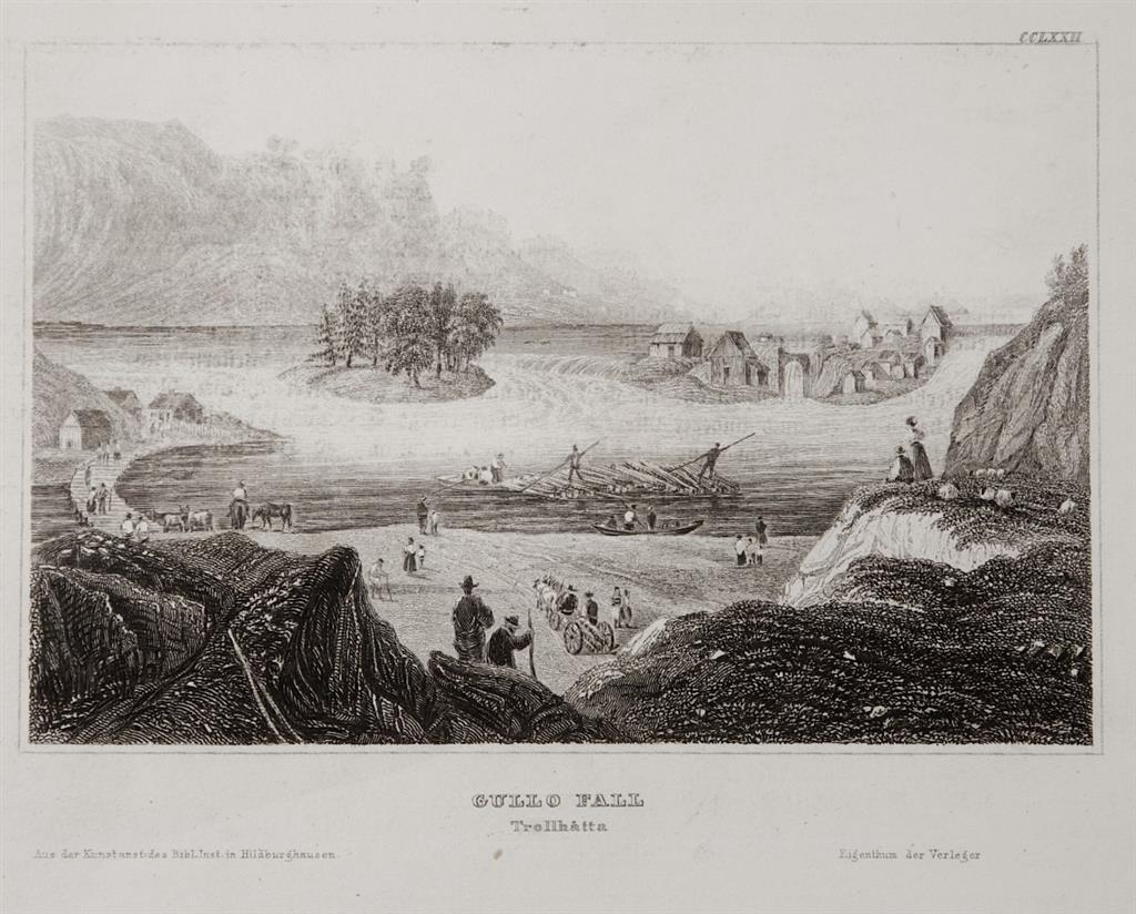 Gullo Fall, Meyer, oceloryt, 1850