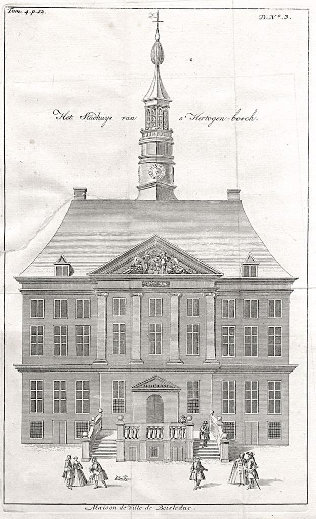 Hertogenbosch radnice, Le Roy, mědiryt, 1690