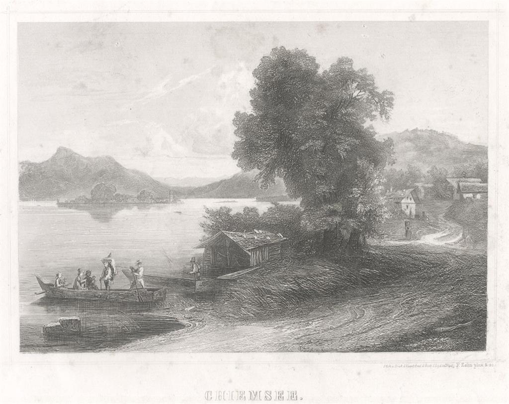 Chiemsee, oceloryt, (1860)