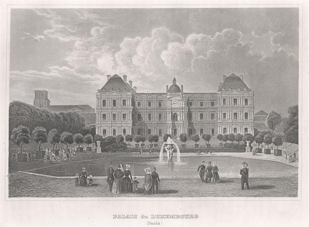 Paris Luxembourg Meyer, oceloryt, 1850