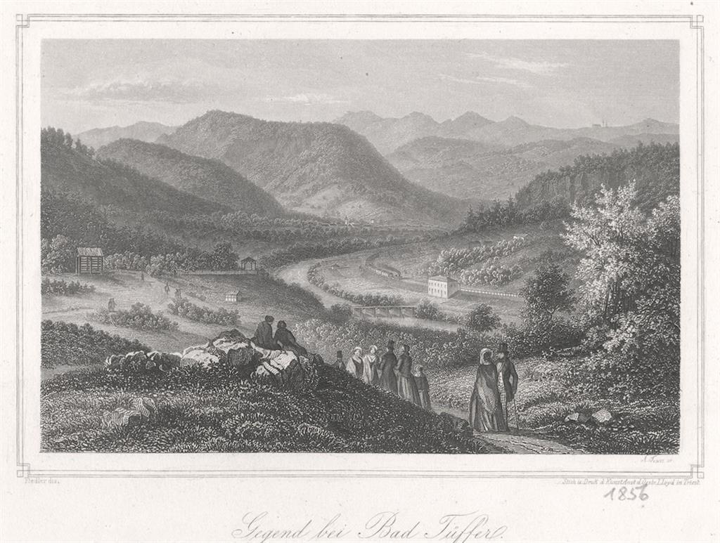 Laško Slovinsko, Lloyd, oceloryt, 1856