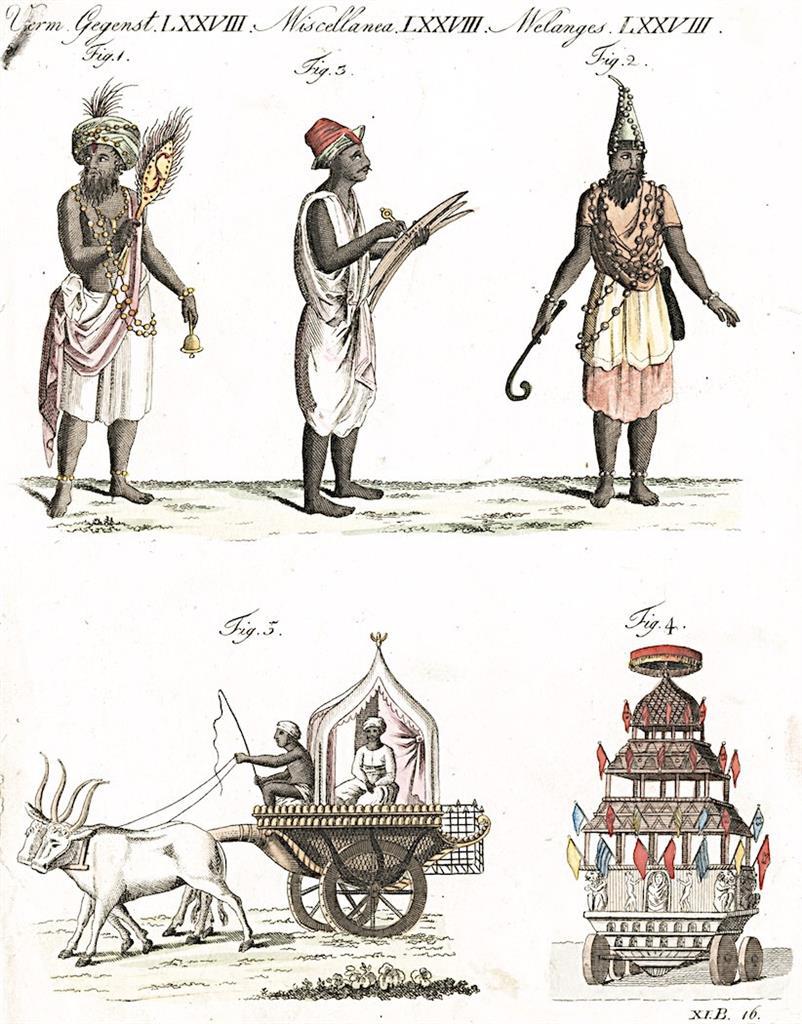 Indie kroje, Bertuch, mědiryt ,1807