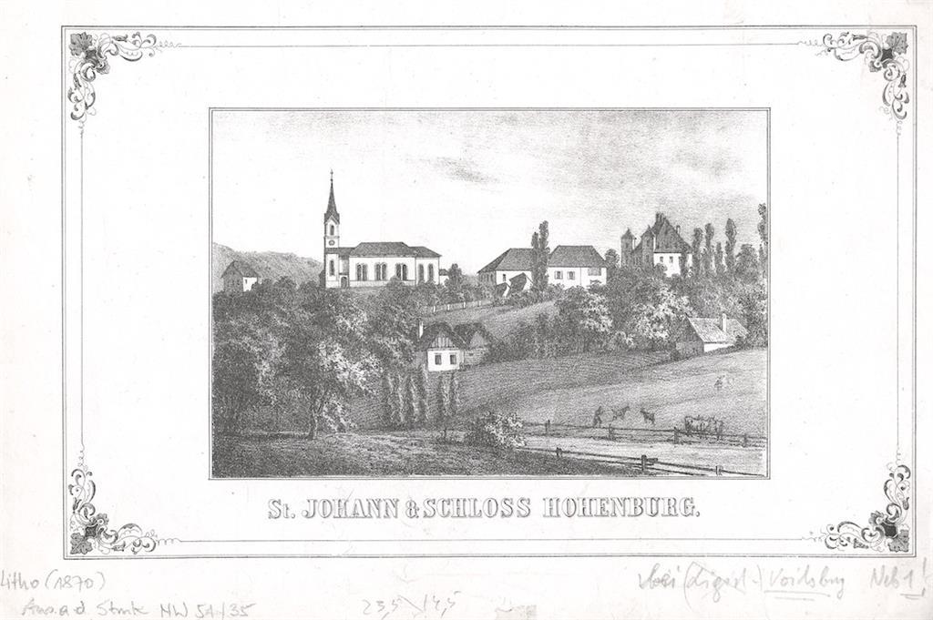 SANKT JOHANN-KÖPPLING, litografie ,1870