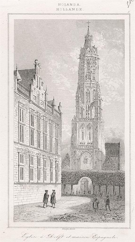 Delft, oceloryt 1840