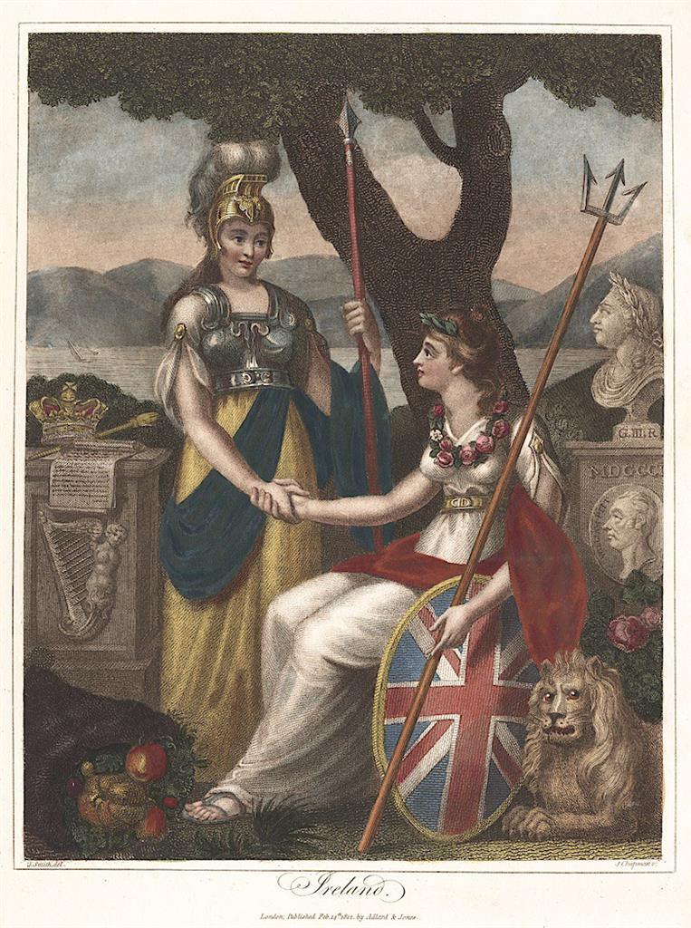 Irsko, Adlard, kolor. mědiryt, 1812