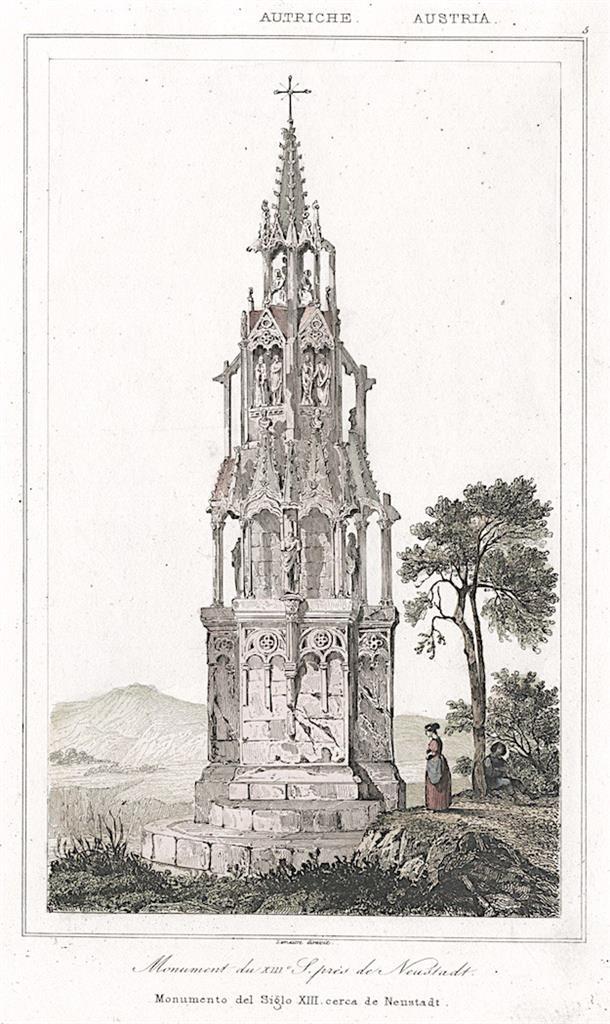 Wien Neustadt, Le Bas, kolor.oceloryt 1842