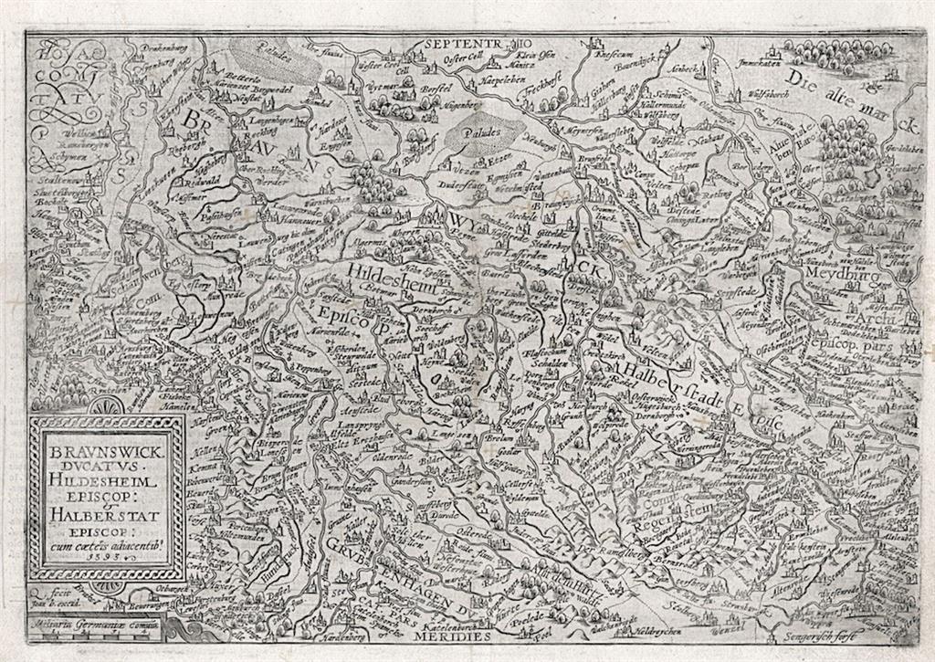 Bussemacher, Braunswick, mědiryt, 1596